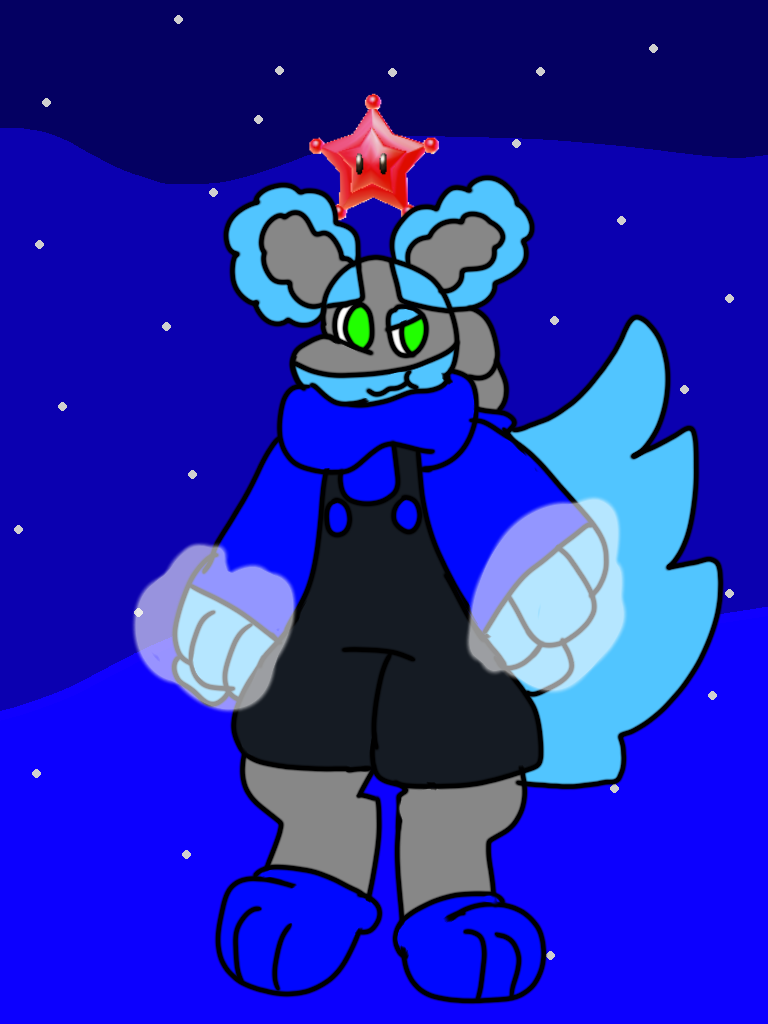 Lucky With The Red Star Powerup