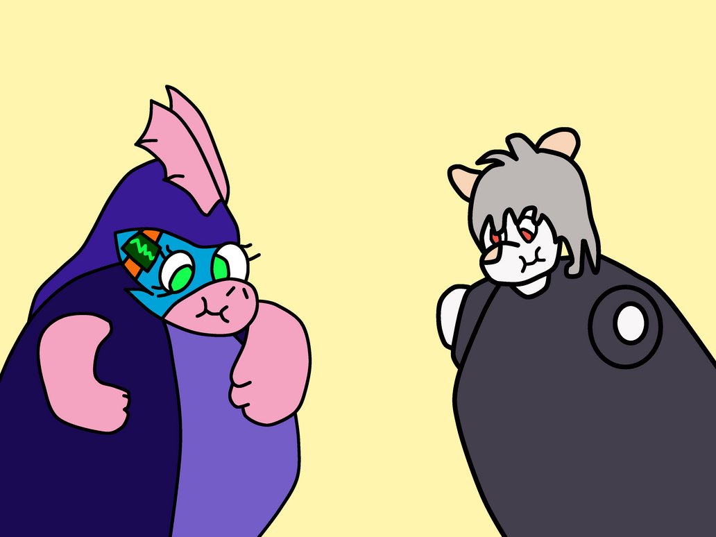 Puff Plum and Kitsune2 inflated by therealluckylucario on DeviantArt