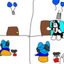 Blues birthday explosion surprise