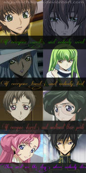 If Everyone Cared [lyrics] - Code Geass