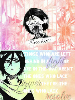 Pastel flower Rukia Kuchiki edit