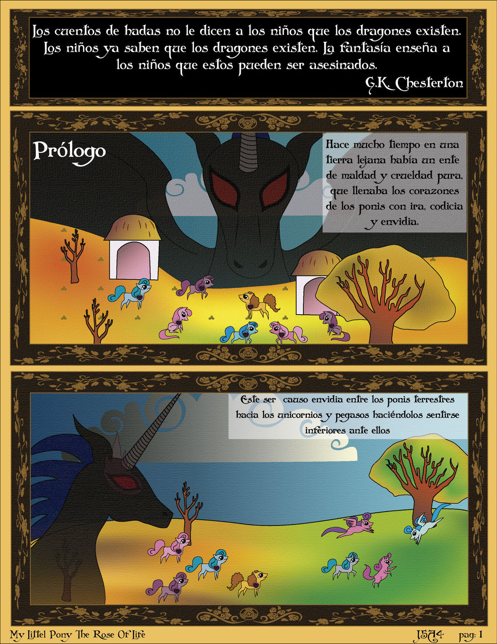 MLP The Rose Of Life pag 1