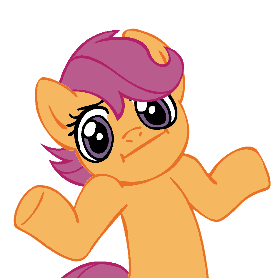 Shrugpony Scootaloo