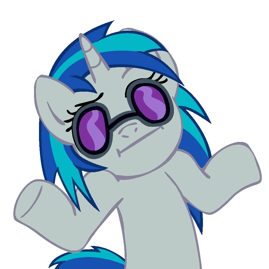 Shrugpony Vinyl Scratch