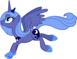 Leaping Luna by MoongazePonies