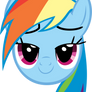 Rainbow Dash Happy Head