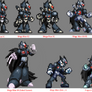 Stealth Armor Zero - All Major Sprite Apperances