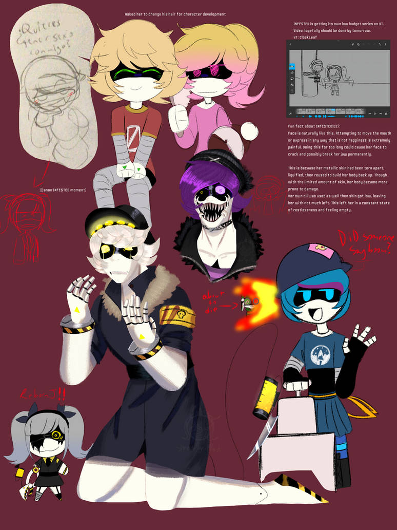 INFESTED doodles :D by ShadowAgentMask on DeviantArt