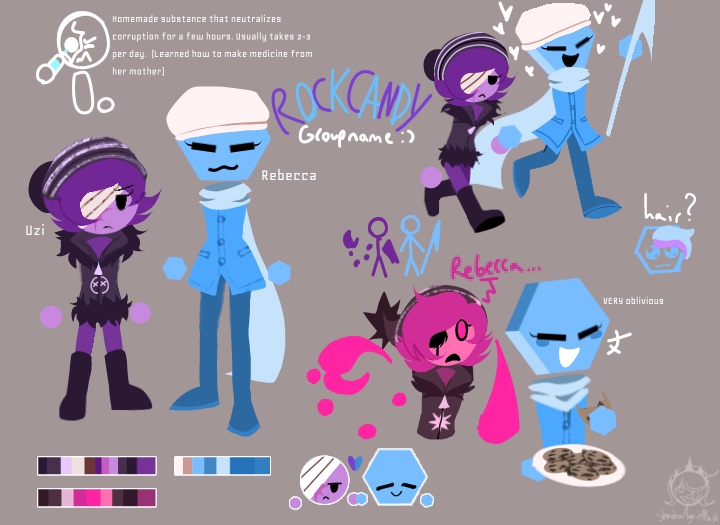 Pink Corruption Deviantart Pink Corruption!Uzi and Rebecca by ShadowAgentMask on DeviantArt