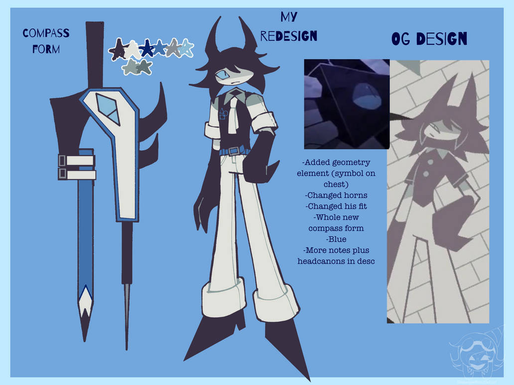 Compass Redisign Mister Compass redesign by ShadowAgentMask on DeviantArt