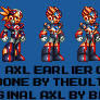 Mega Man X7 - Axl earlier concepts