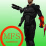 Male Commander Shepard Papercraft (Mass Effect 3)