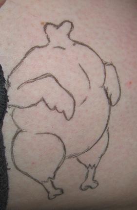 Chicken Tattoo Ideas