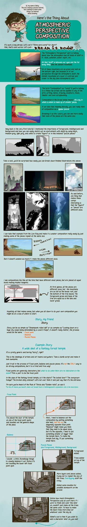 HtTA: Atmospheric Perspective Composition