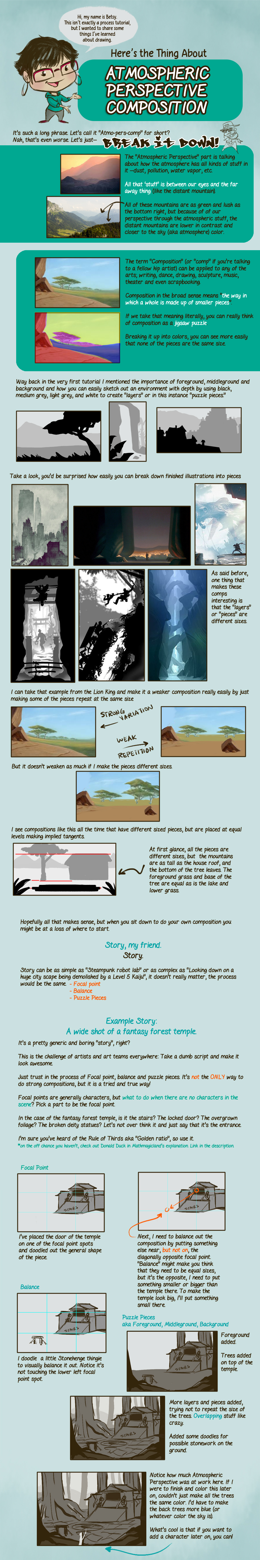 HtTA: Atmospheric Perspective Composition by betsyillustration