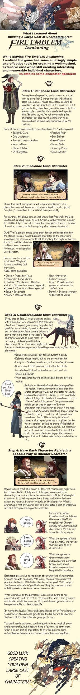 Tips for Large Cast of Characters