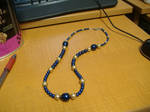 Blue and Gold Pearls by Hell-is-a-56