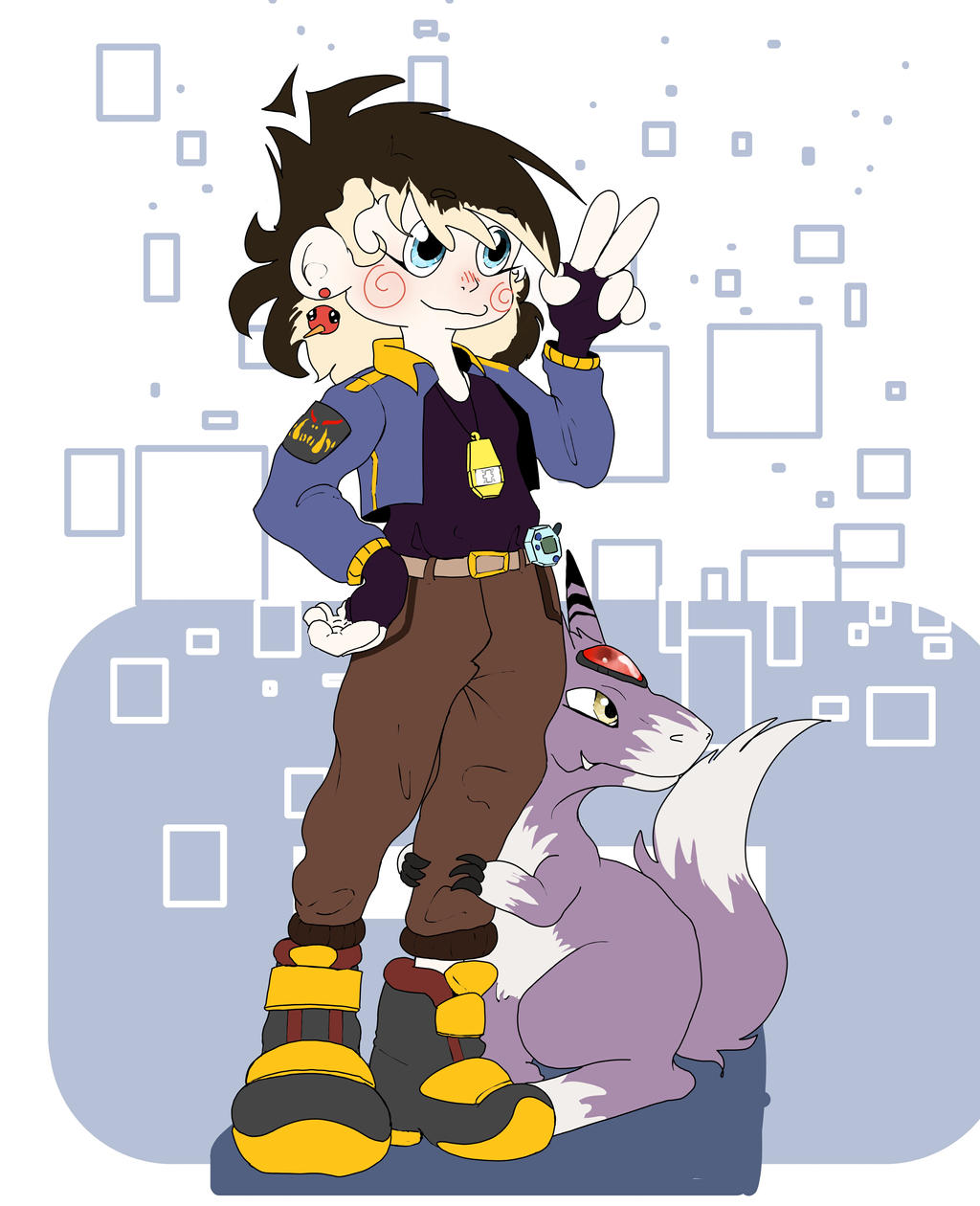 Digimon Oc by bcaen on DeviantArt