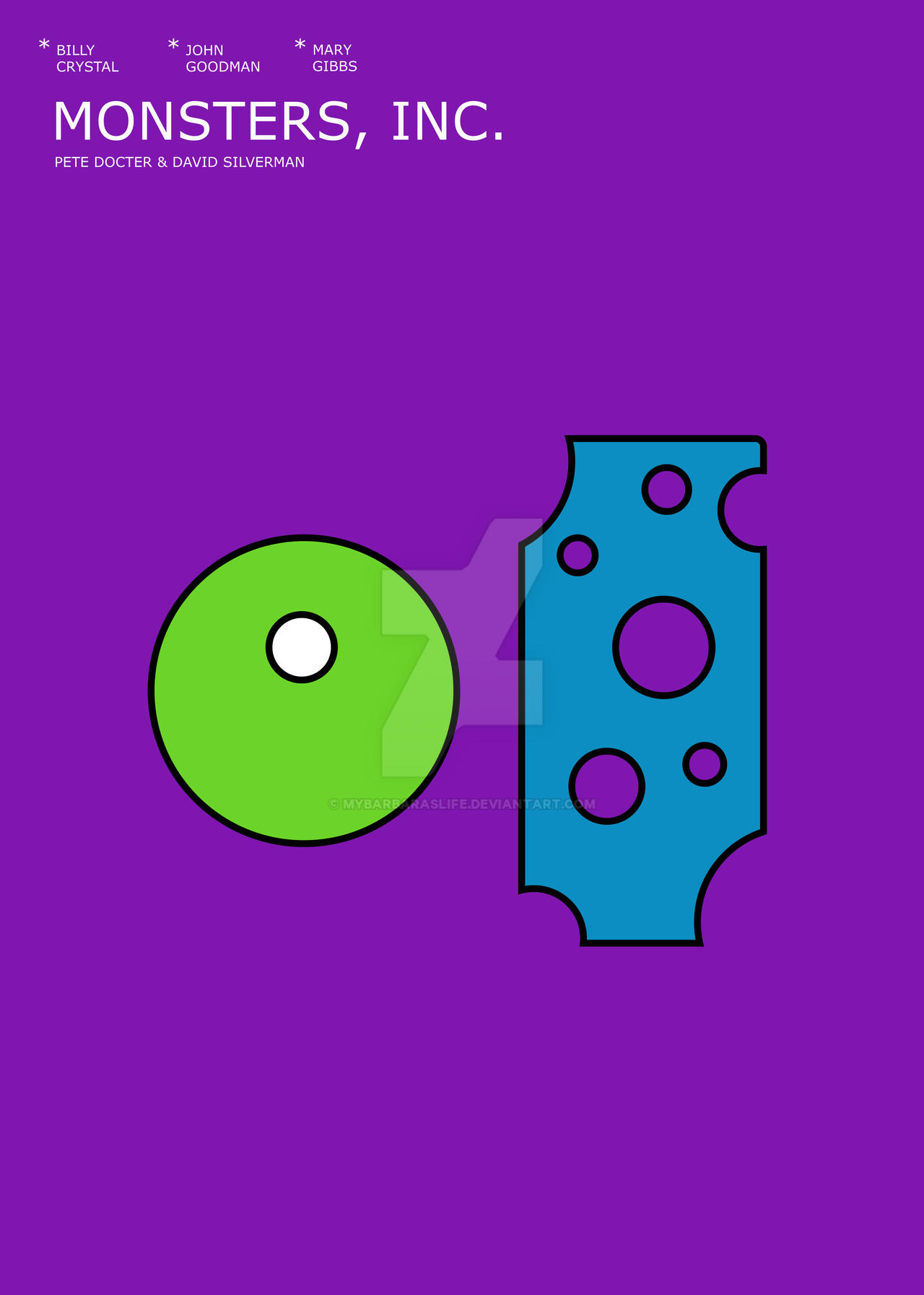 Monsters, Inc. by mybarbaraslife on DeviantArt