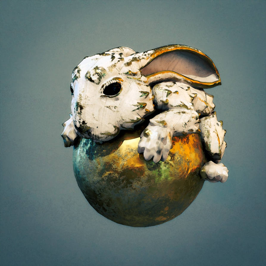 Metallic Bunny by Andrewlxlxl on DeviantArt