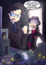 Nerd Cubed - Detective Dan and Wotson