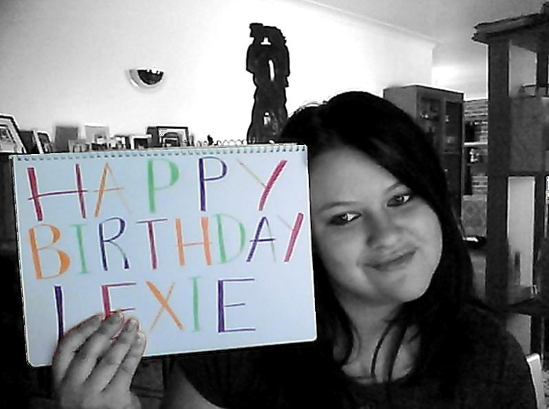 Happy Birthday Lexie Sign by purplegothgoddess on DeviantArt