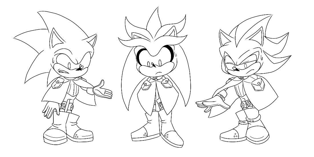 What if Sonic, Shadow, and Silver Joined As One by SuperSonicGod41