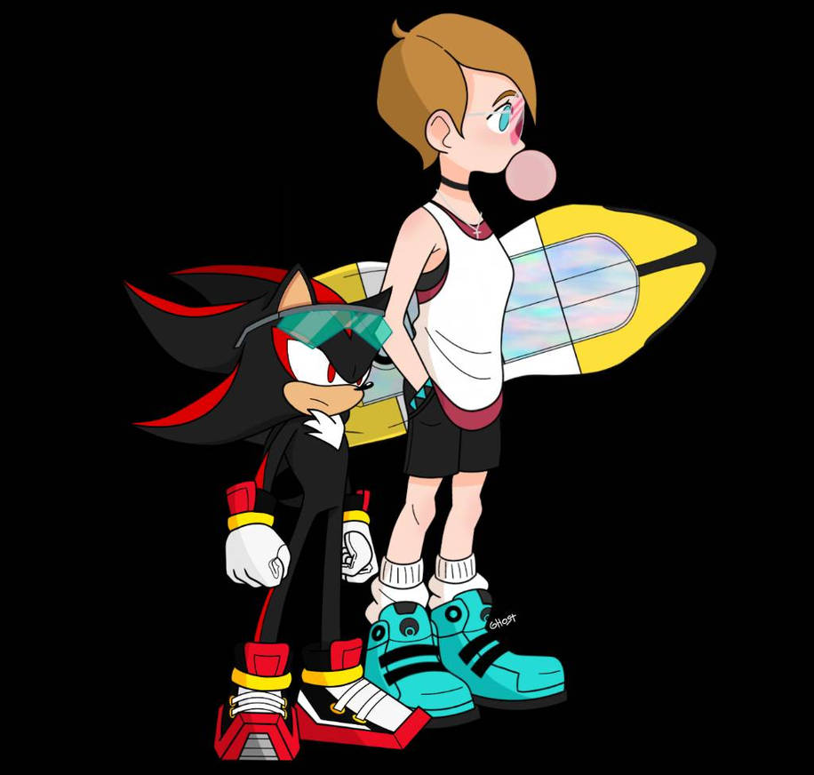 Ruby (oc) and Shadow are ready to ride! by artworkfanboibitch on DeviantArt