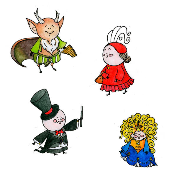 Roundheads Deviantart Roundhead people - Characters by Coccis on DeviantArt