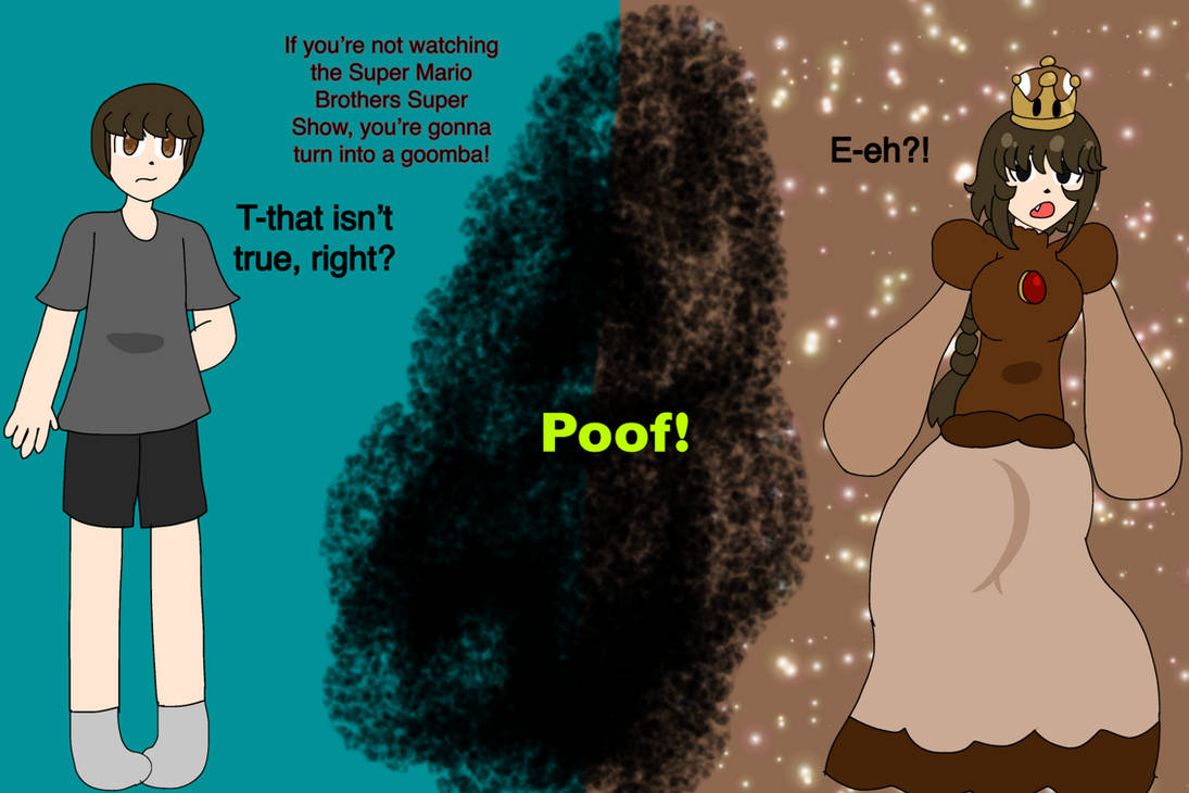 Turn into a goomba(super crown goomba tf) by hoiimtem on DeviantArt