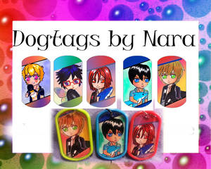 Free Iwatobi Swim Club dog tags