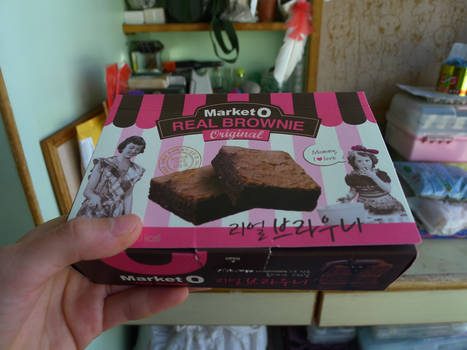 Market O real brownies box