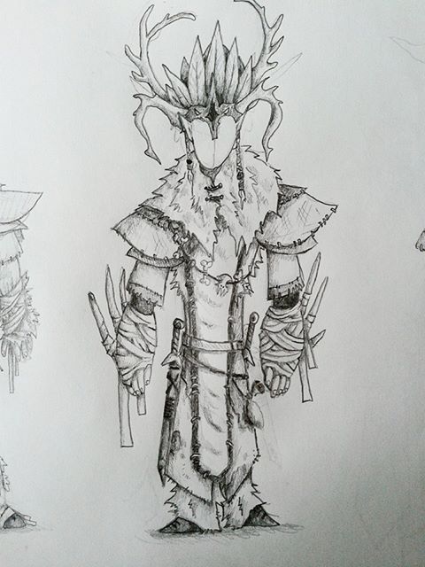 Winter elf armour concept