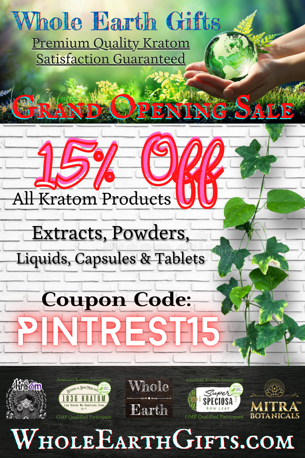 Wholeearthgifts.com Premium Kratom Products by ...