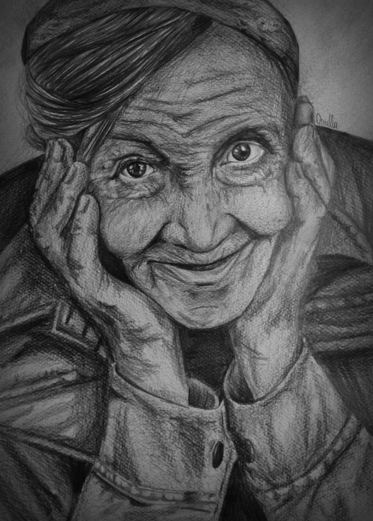 Old woman drawing by AstralDallarth on DeviantArt