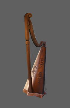 Welsh Triple Harp (Twwm)