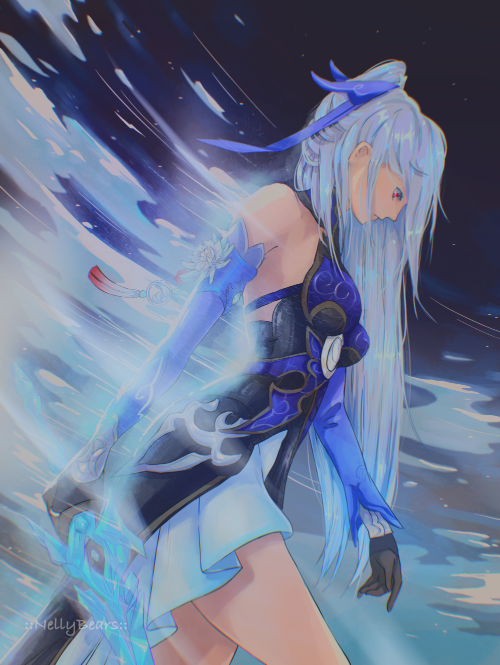 Jingliu Fan Art (Honkai Starrail)