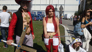 Erza and Mihawk