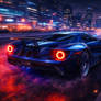 Ford GT: Neon Blue Midnight Surge