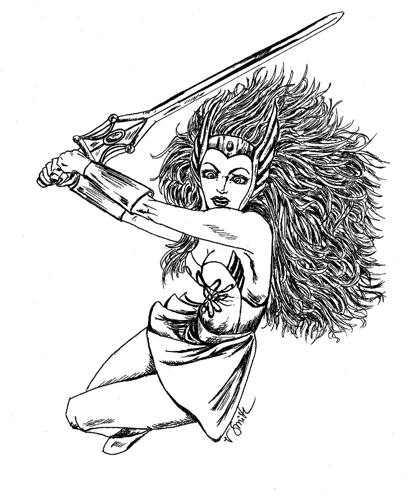 She-Ra lineart