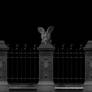 Gothic fence texture