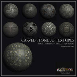 Ornamental Stone Textures 3D