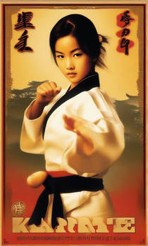 Karate girl