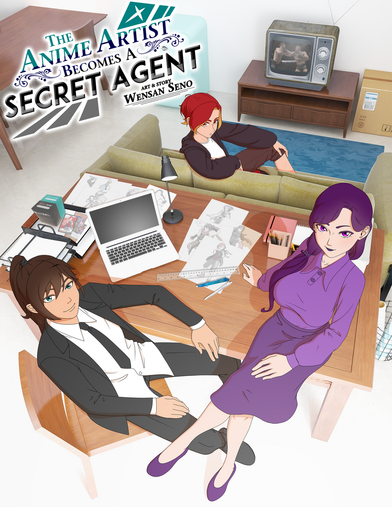 Secret Agent Anime Artist Cover 00 by wensan4 on DeviantArt