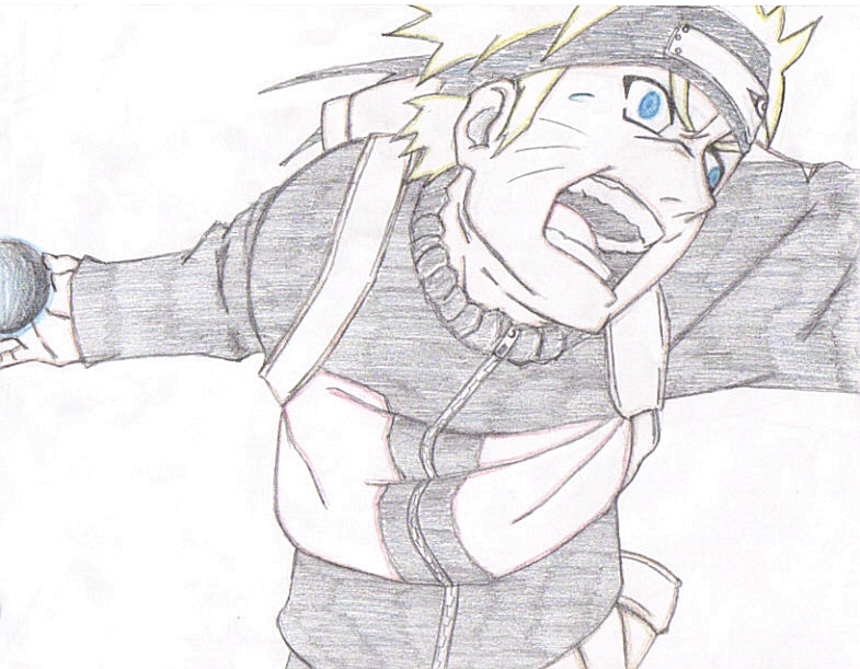 DESENHANDO O NARUTO COM RASENGAN 🌀 (como desenhar o Naruto com Rasengan /  Draw Naruto Rasengan) 