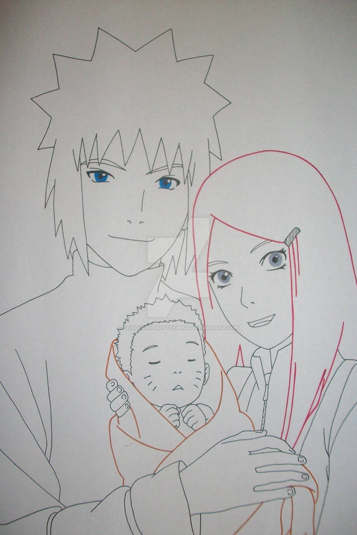 Drawing Minato and Kushina #NARUTUBRO 