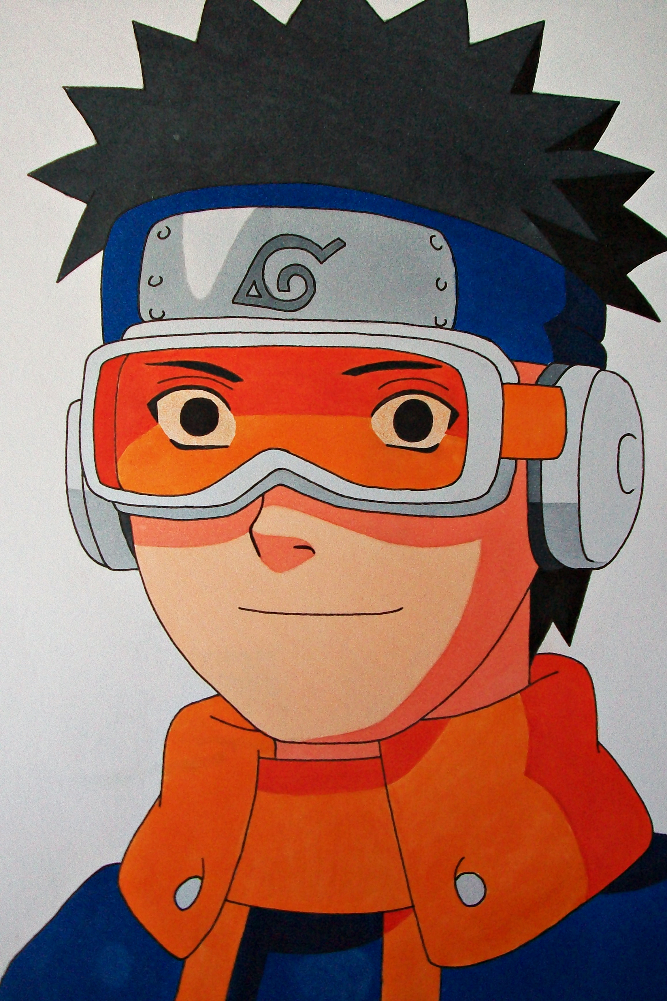 Tegami Art No.36 .:Obito Uchiha (colored):.