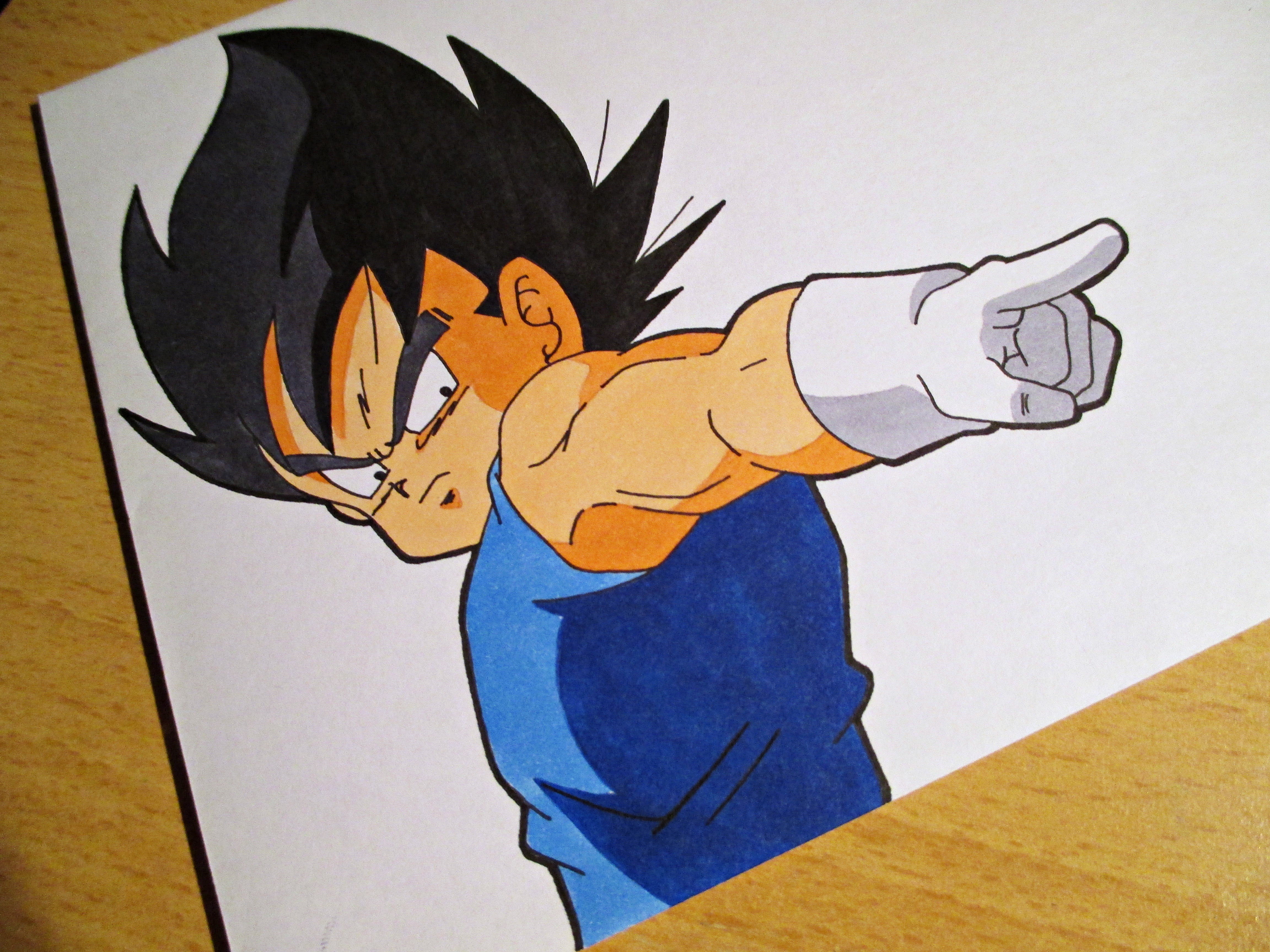 Tegami Art No.42 .:Kid Vegeta:.