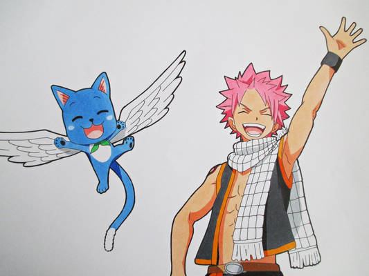 ''Let's Celebrate His Birthday!'' Natsu and Happy