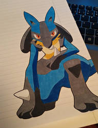 Tegami Art No.51 .:Lucario:.